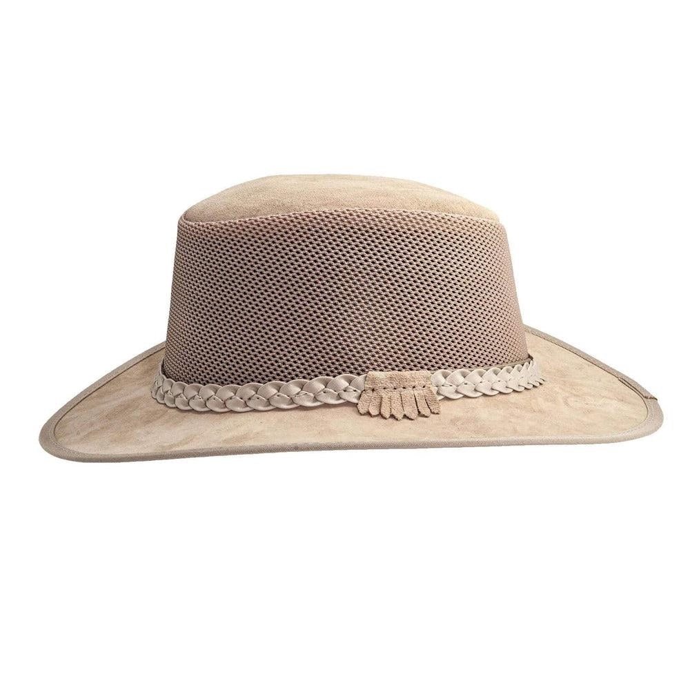 Men's Latte Wide Brim Outdoor Sun Hat - Image 3