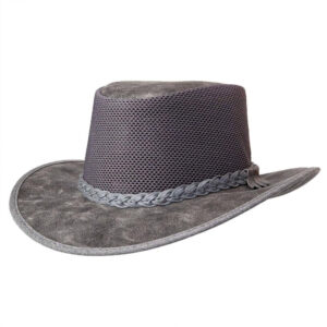 Women's Gray Mesh Crown Outdoor Hat